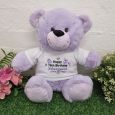 70th Birthday party Bear Lavender Plush 30cm