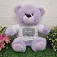 Personalised Photo Bear Lavender 30cm