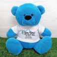 Valentines Day Bear Love Your Naughty Bits - 40cm Blue