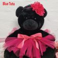 1st Birthday Ballerina Teddy Bear 40cm Plush Black