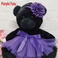 Personalised Ballerina Teddy Bear 40cm Plush Black
