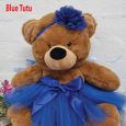 Personalised Ballerina Teddy Bear 40cm Plush Brown