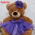 Birthday Ballerina Teddy Bear 40cm Plush Brown