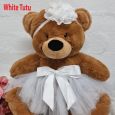Personalised Ballerina Teddy Bear 40cm Plush Brown