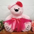 Ballerina Baby Teddy Bear 40cm Light Pink