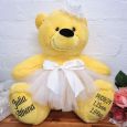 Baby Teddy Bear 40cm Plush Yellow Ballerina