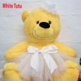 1st Birthday Ballerina Teddy Bear 40cm Plush Yellow
