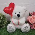 I Love You Valentines Day Bear with Heart Balloon