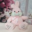 Personalised Easter Bunny Beanie Pink