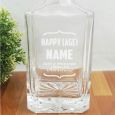 18th Birthday Engraved Personalised Whisky Decanter 700ml