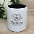 Nana Engraved White Can Cooler Personalised