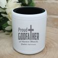 Godfather Engraved White Can Cooler Personalised