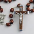 Wooden Rosary Beads Bridal Charm Personalised Tin