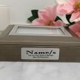 Nana Photo Keepsake Trinket Box - Charcoal Grey