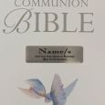 Lions First Holy Communion Bible - Personalised Plaque