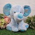Personalised Blue Elephant Plush Evan
