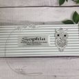 70th Birthday Diamante Owl Suncatcher