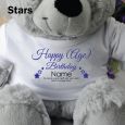 Personalised 18th Birthday Teddy Bear - Grey