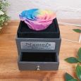 Graduation Eternal Rainbow Rose Jewellery Gift Box