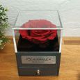 Eternal Red Rose 80th Jewellery Gift Box