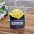 13th Birthday Yellow Eternal Rose Jewellery Gift Box
