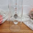 Memorial Glass Candle Holder Sun Angel