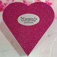 Mum Glitter Heart Gift Box with Message