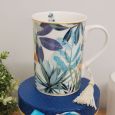Godmother Mug with Personalised Gift Box - Tropical Blue