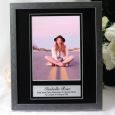 Personalised Photo Frame 6x8 Black/Silver