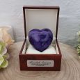Memorial keepsake Urn For Ashes Purple Heart