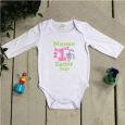 Personalised 1st Easter Bodysuit - Pink Bunny