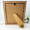 Wedding Classic Wood Photo Frame 5x7 Personalised Message