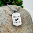 Pet Memorial Urn Cremation Ash Necklace In Personalised Box
