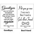 Pet Memorial White Gallery Collage Frame Typography Print