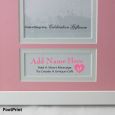 Baby Girl Personalised  Photo Frame 4x6  - Pink