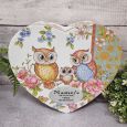 2pcs Owls Mug Set in Birthday Heart Box