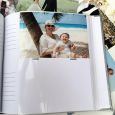 Personalised Naming Day Photo Album 200  - Silver Teddy