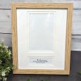 Wedding Wooden Photo Frame with Personal Message