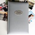 Personalised Baby Album 300 Photo Silver