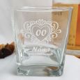 60th Birthday Engraved Personalised Scotch Spirit Glass (F)