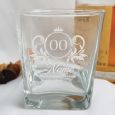 Birthday Engraved Personalised Scotch Spirit Glass (F)