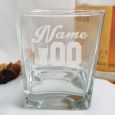 60th Birthday Engraved Personalised Scotch Spirit Glass (M)