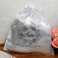 Flower Girl Bunny Plush with Satin Gift Bag