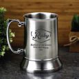 Mother Of The Groom Engraved Personalised Stainless Beer Stein Glass