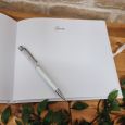 Personalised Christening Guest Book & Pen