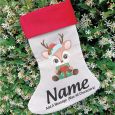 Personalised Christmas Stocking - Baby Reindeer