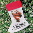 Personalised Christmas Stocking - Santa