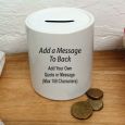 Page Boy Money Box Coin Bank - Gum Leaf