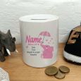 Baby Money Box Coin Bank-Pink Elephant