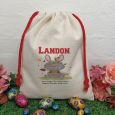 Personalised Easter Sack Hunt Bag 30cm  - Tribal Bunny